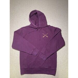 Pendleton Hoodie Pullover Mens Small 100% Cotton Long Sleeve Pullover Maroon A3